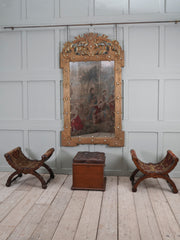 A 19th Century Baltic Faux Timber Gilt Mirror