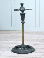 A Cast Iron & Brass Stick Stand
