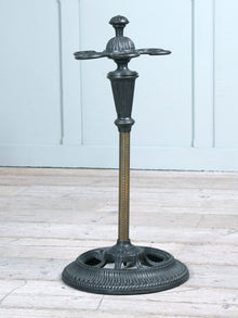 A Cast Iron & Brass Stick Stand