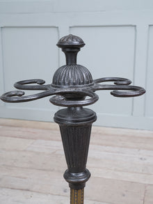A Cast Iron & Brass Stick Stand