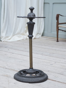 A Cast Iron & Brass Stick Stand