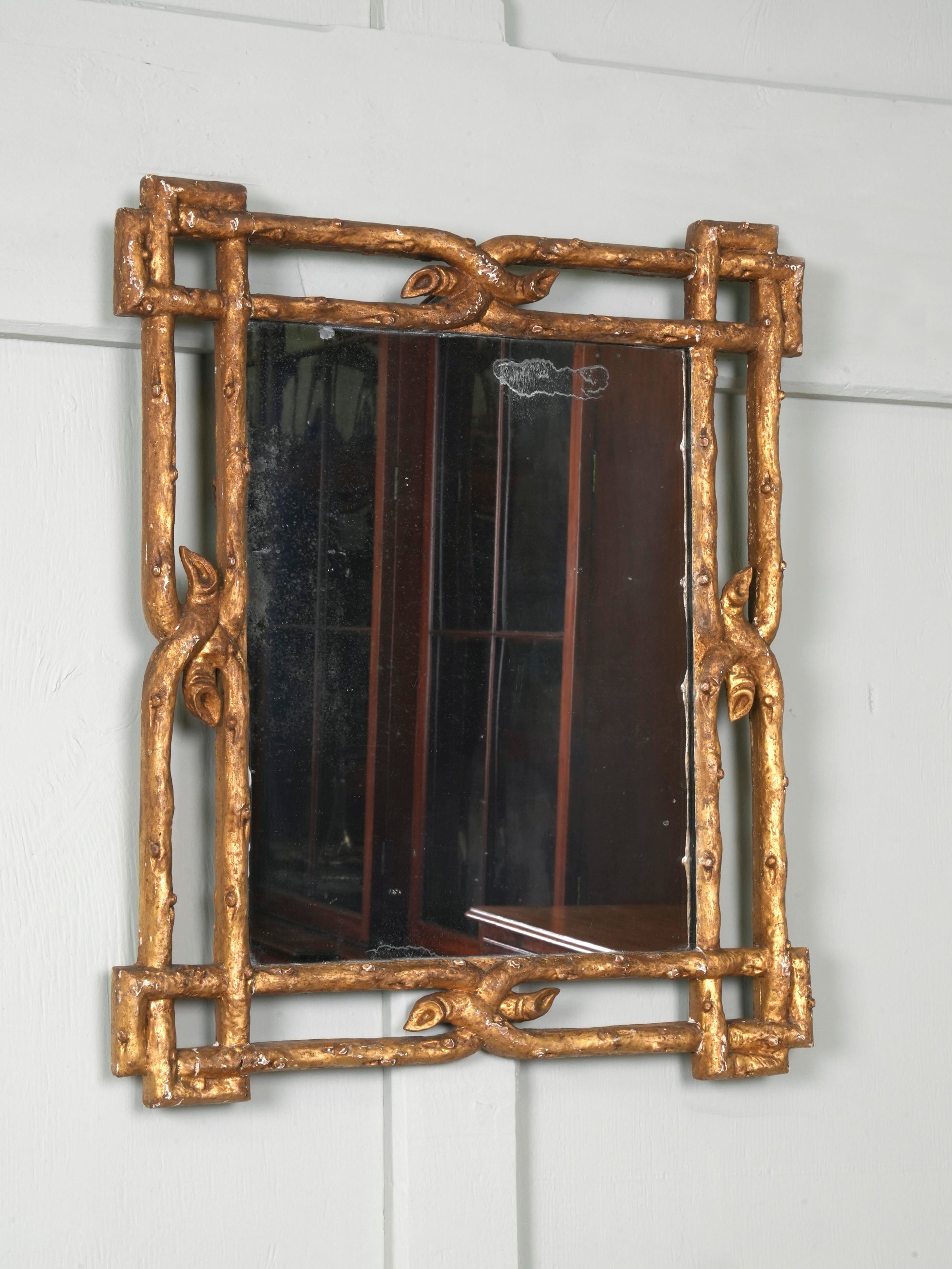 A 19th Century Giltwood & Gesso Mirror