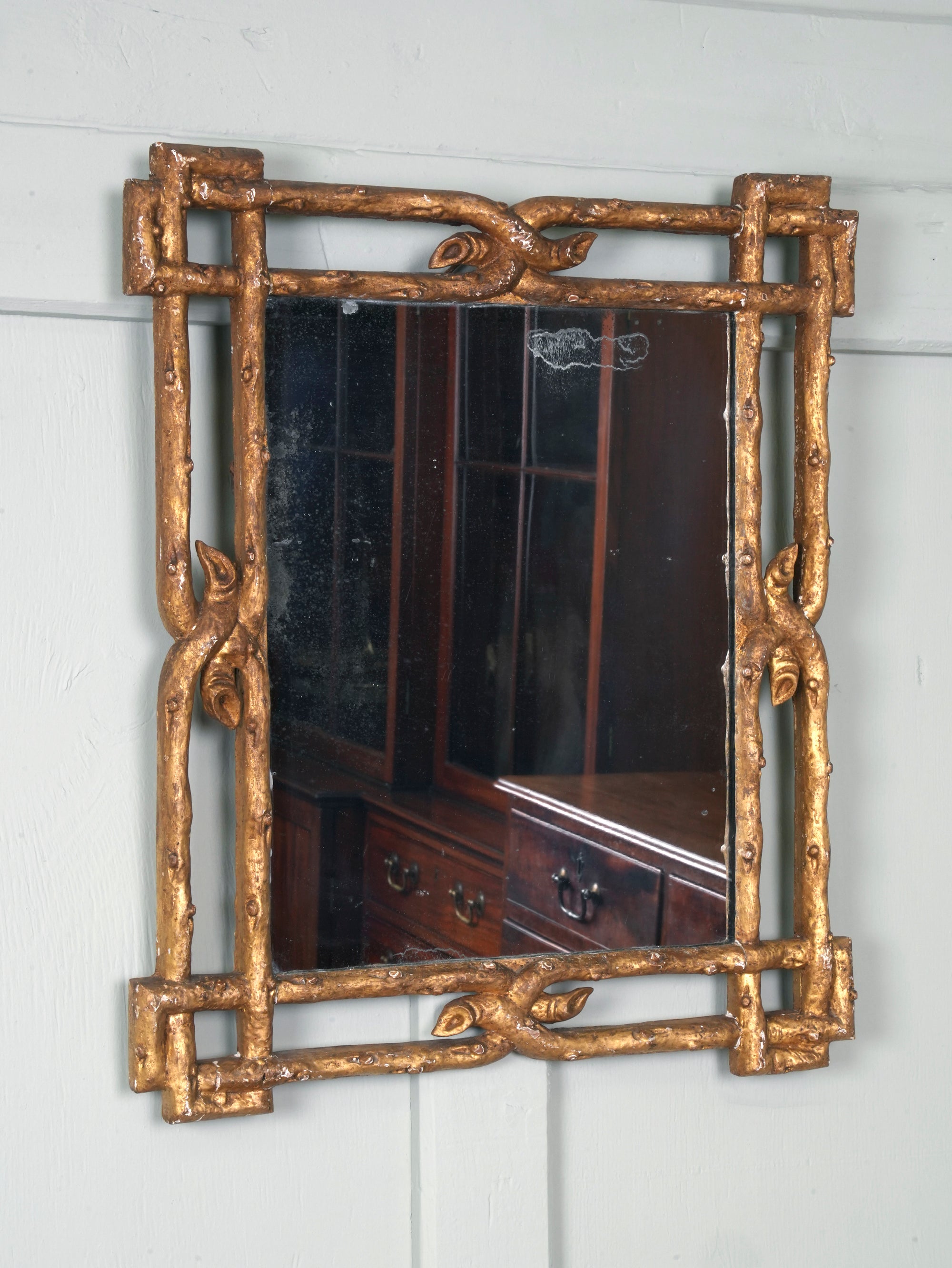 A 19th Century Giltwood & Gesso Mirror