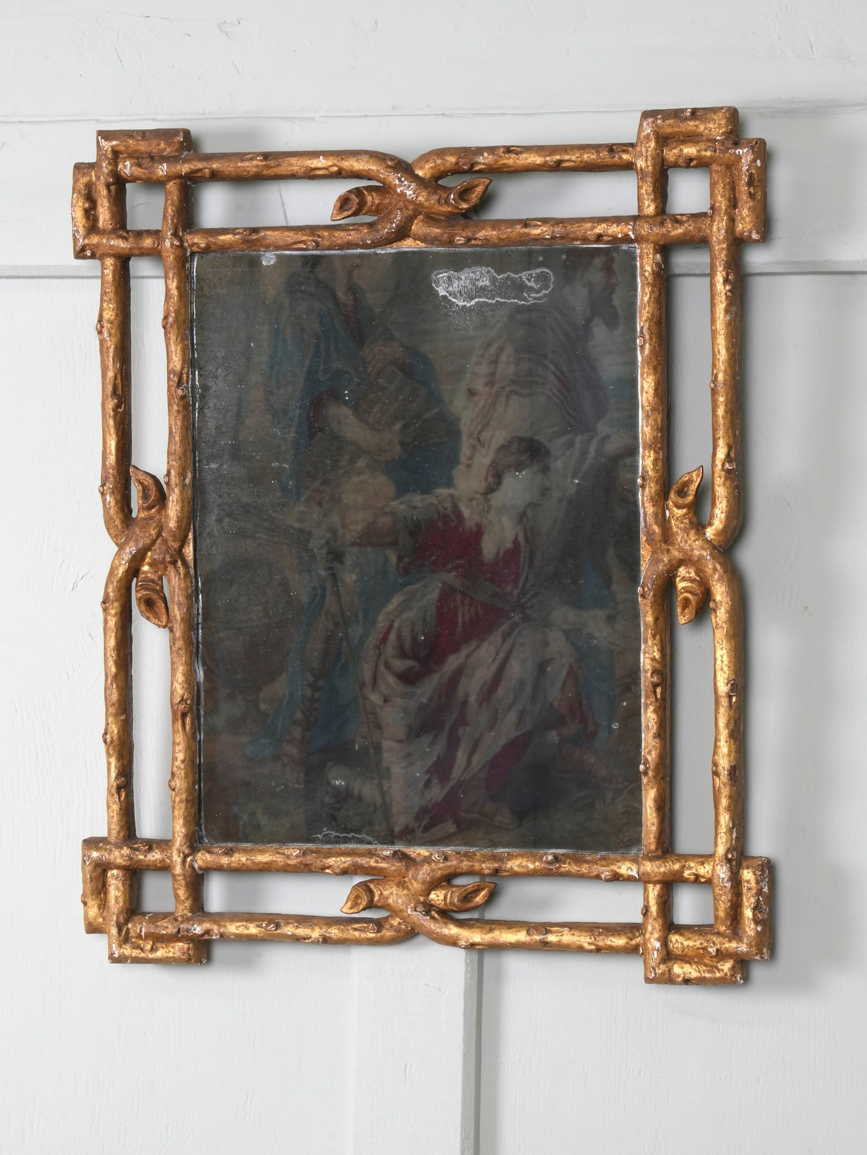 A 19th Century Giltwood & Gesso Mirror