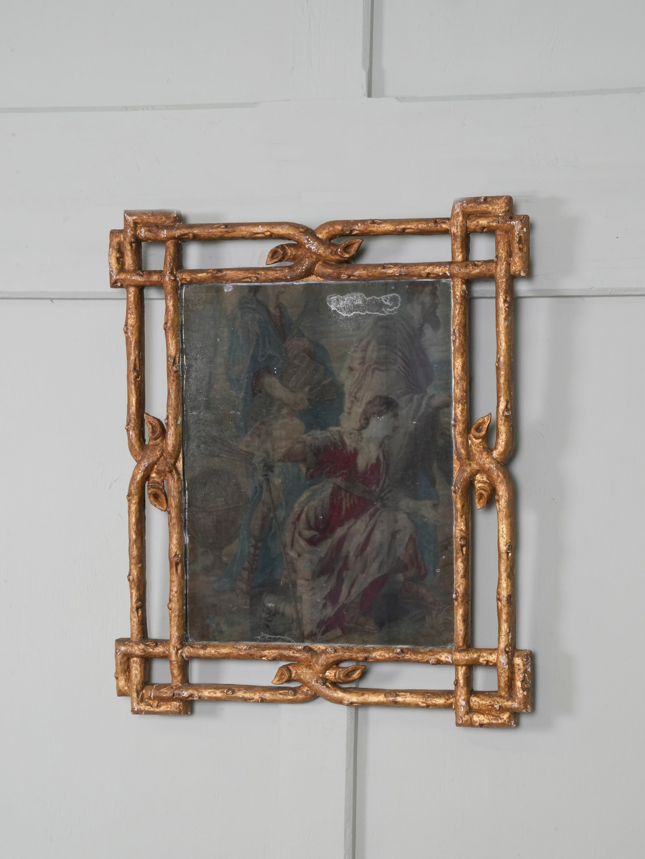 A 19th Century Giltwood & Gesso Mirror