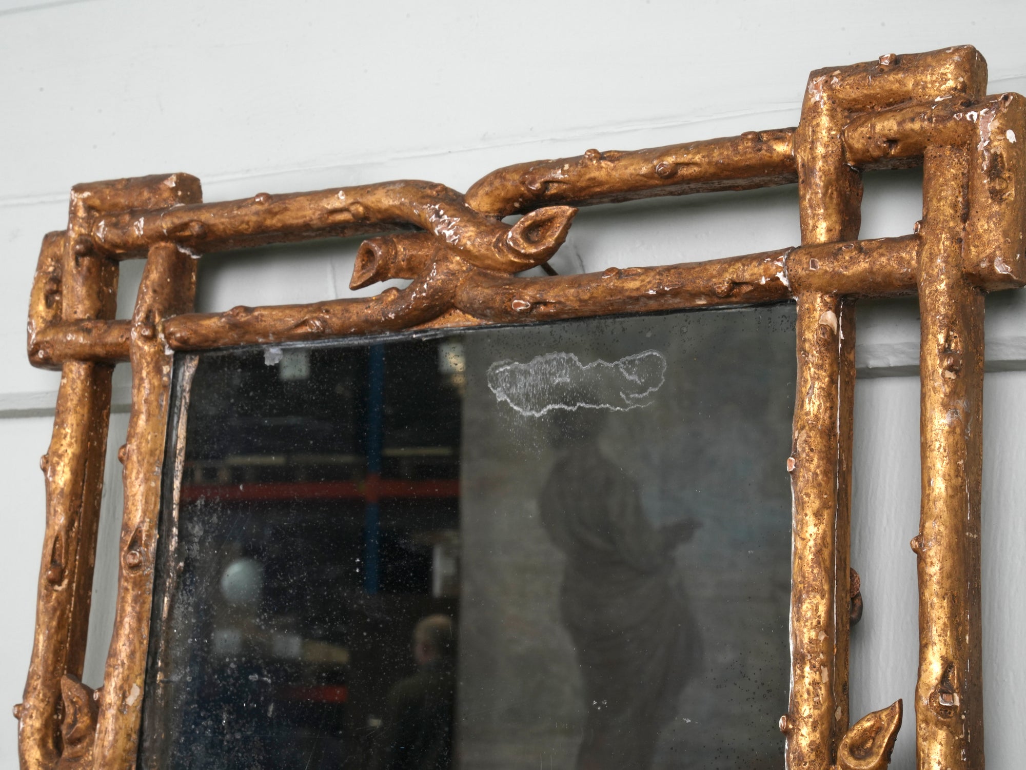 A 19th Century Giltwood & Gesso Mirror