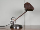 A 1930s Brass Bankers Desk Lamp
