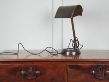 A 1930s Brass Bankers Desk Lamp