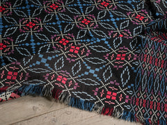 A Welsh “Liquorice Allsort” Tapestry Blanket