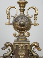 A Gilt Brass & Copper Table Lamp