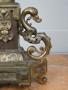 A Gilt Brass & Copper Table Lamp