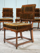 A Set of Four Oak Renaissance Revival Side Chairs