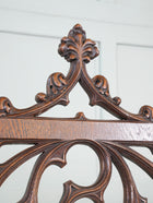 A Pair of 19th Century Oak Gothic Revival Armchairs