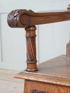 A Pair of 19th Century Oak Gothic Revival Armchairs