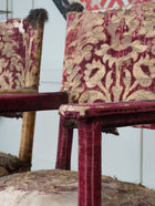 A Pair of Velvet Chairs in the manner of Lenygon & Sons