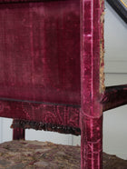 A Pair of Velvet Chairs in the manner of Lenygon & Sons