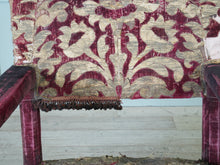 A Pair of Velvet Chairs in the manner of Lenygon & Sons