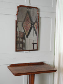 A Queen Anne Mahogany Pier Mirror
