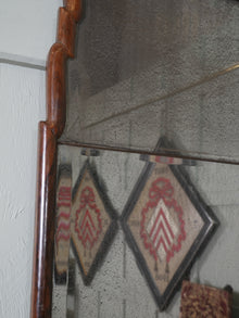 A Queen Anne Mahogany Pier Mirror
