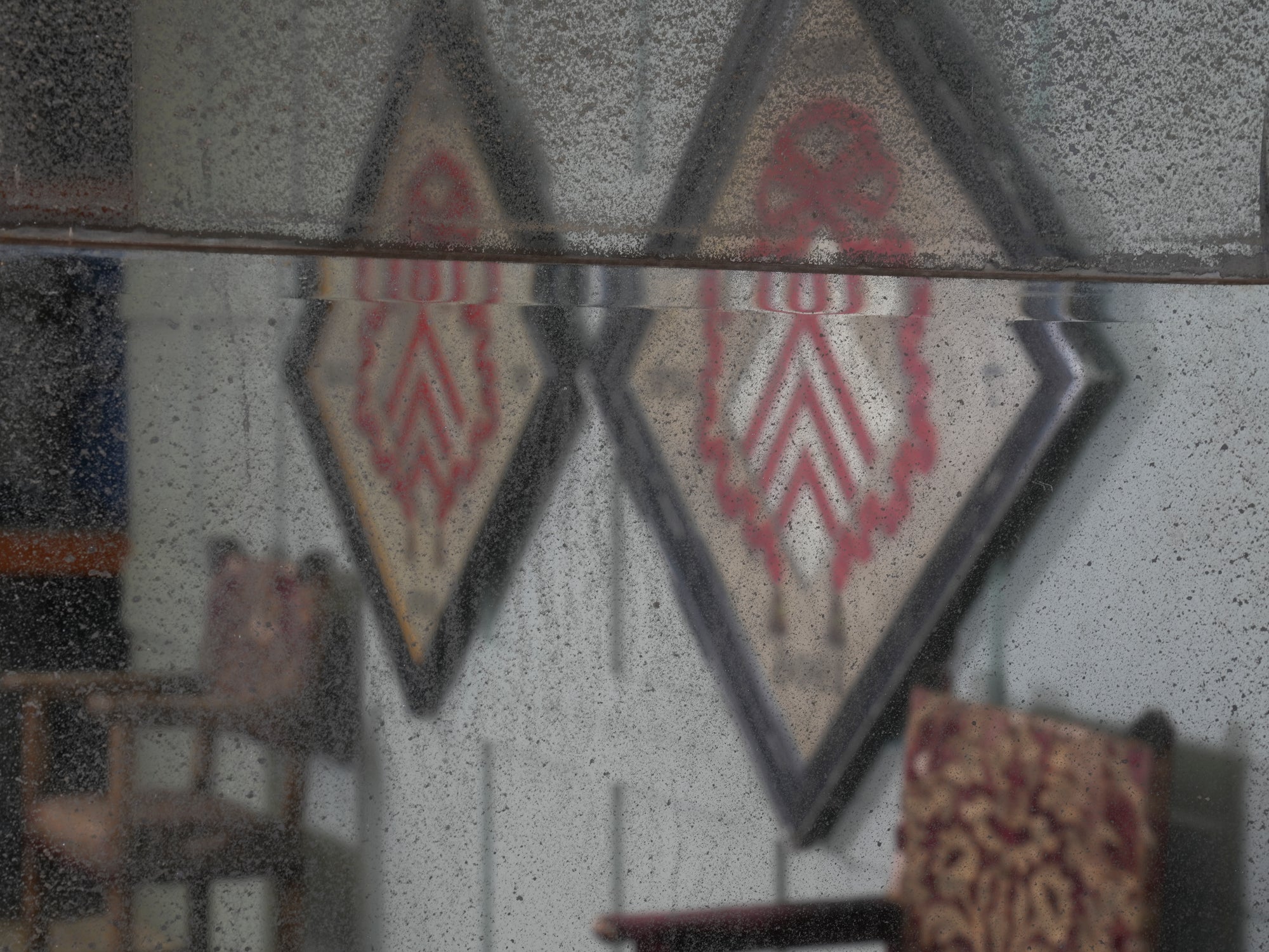 A Queen Anne Mahogany Pier Mirror