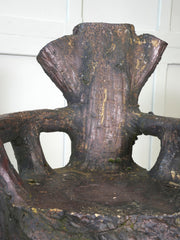 A 19th Century Faux Bois Grotto Chair