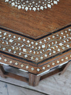 A Bone & Ebony Inlaid Hoshiarpur Table
