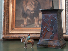 Austrian Cold Painted Bronze Boy & Donkey