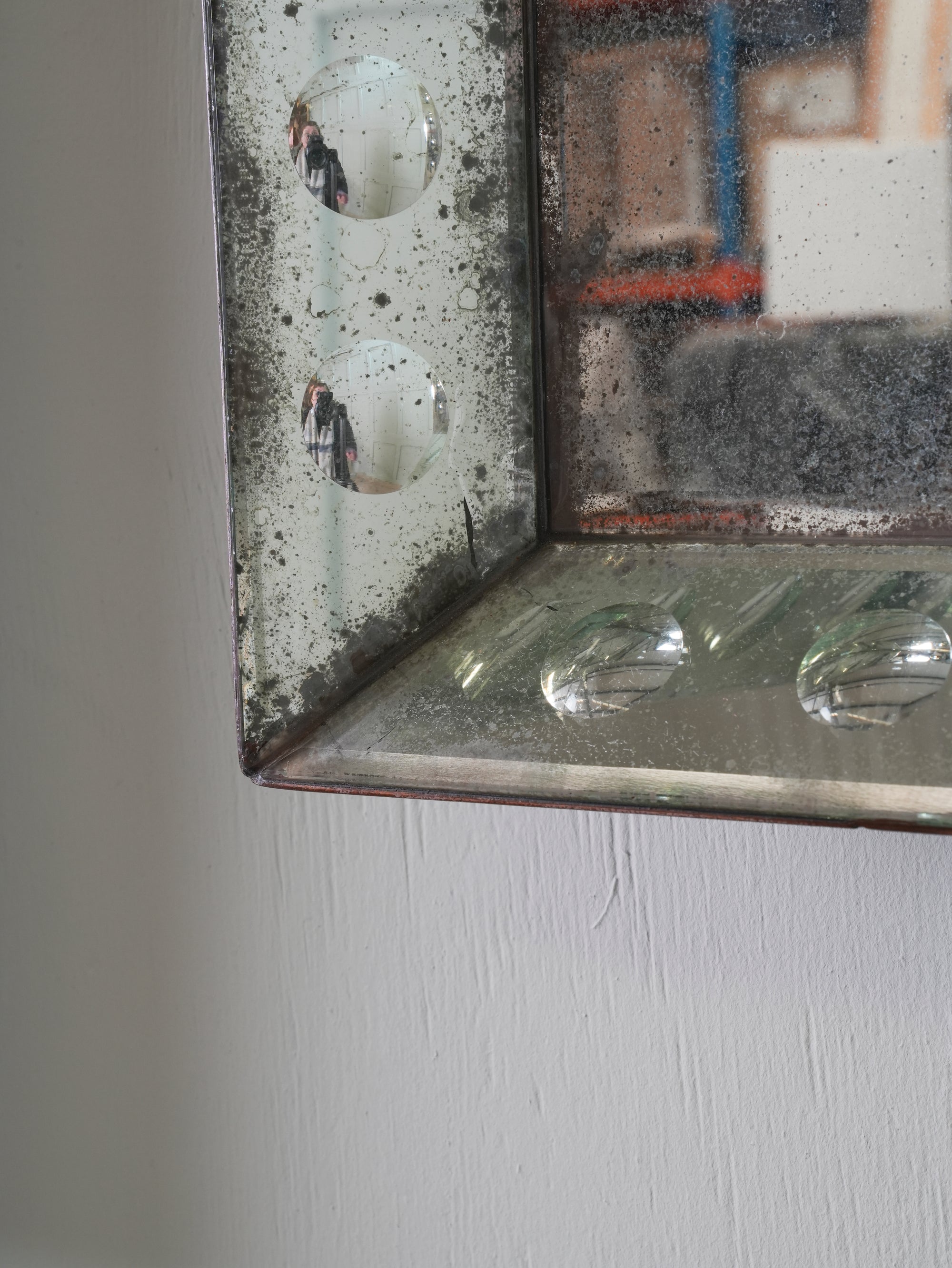 A Pair of Bevelled Wall Mirrors
