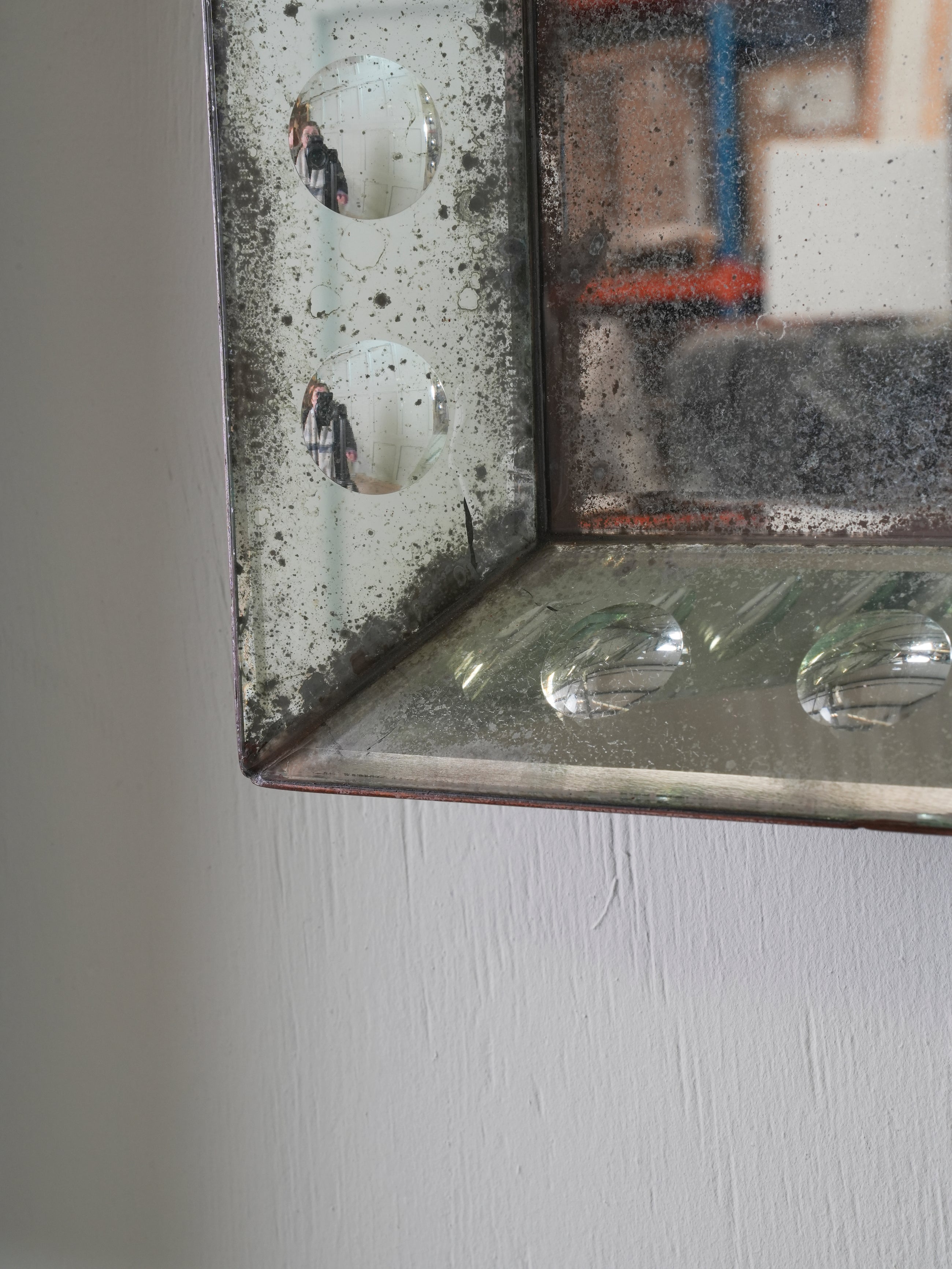 A Pair of Bevelled Wall Mirrors