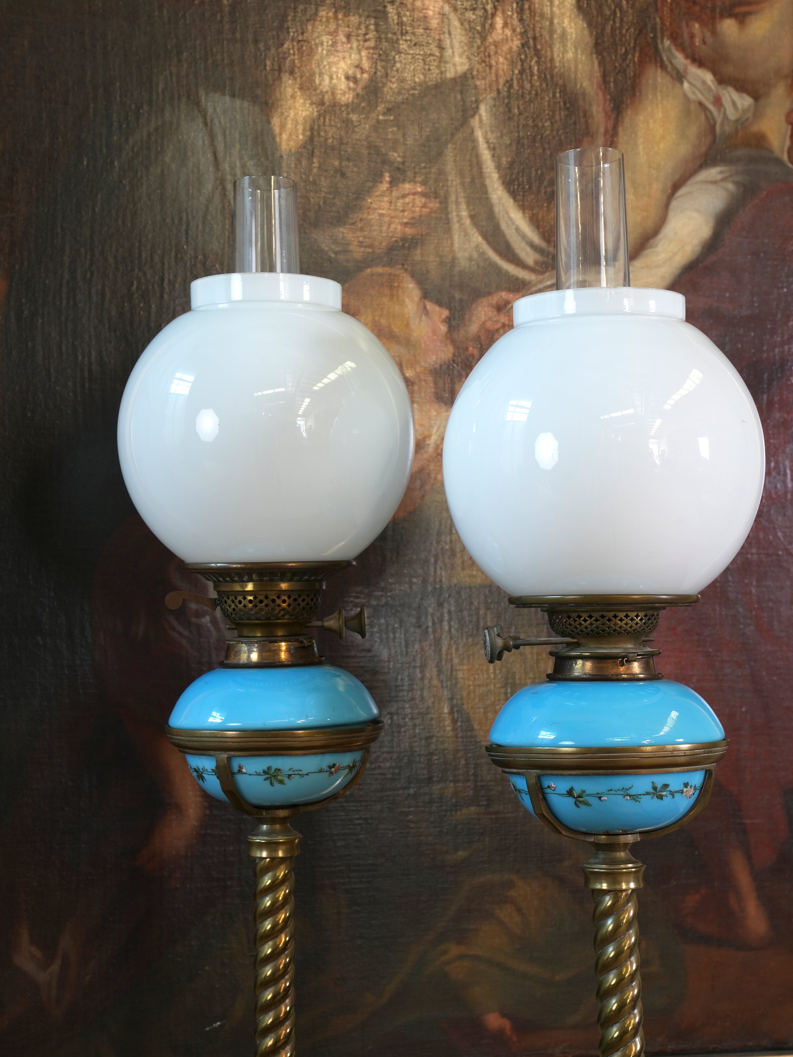 A Pair of Gas Lamps