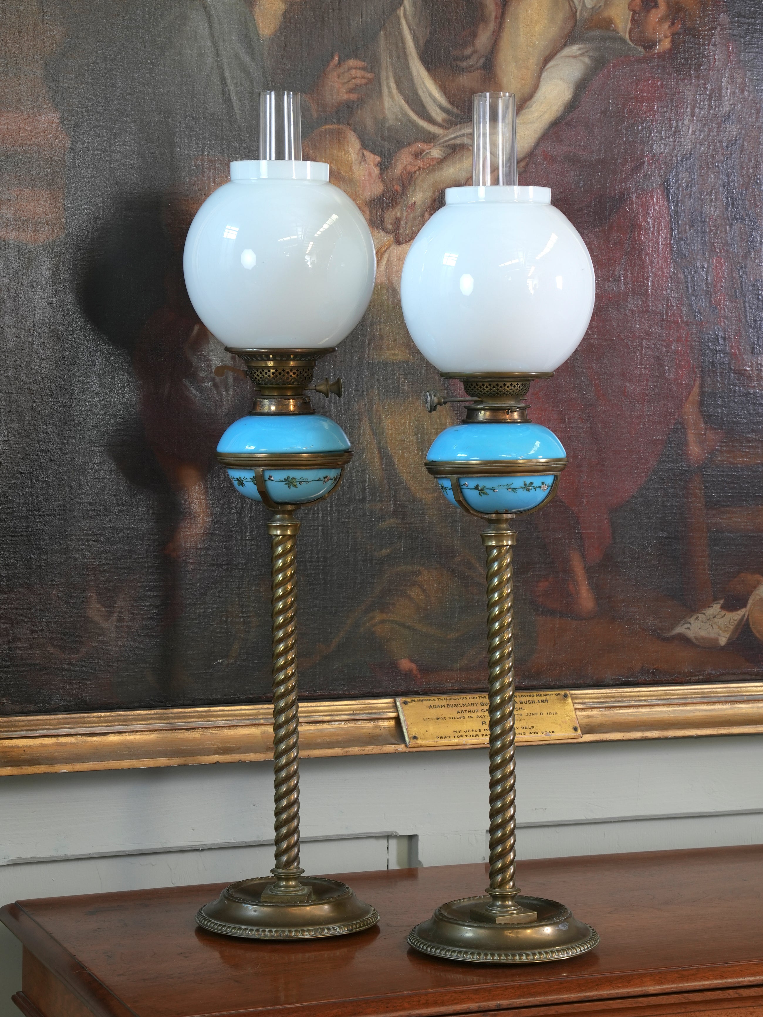 A Pair of Gas Lamps