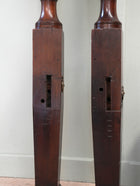 A Pair Of Late Regency Mahogany Bed Posts