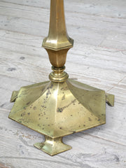 A Brass Floor Lamp by Faraday