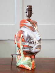 A Clarice Cliff Fish Form Table Lamp