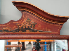 A Late 19th Century Chinoiserie Overmantel Mirror