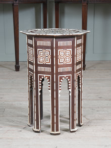 A Moorish Mother of Pearl Inlaid Occasional Table