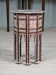 A Moorish Mother of Pearl Inlaid Occasional Table