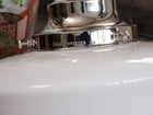 The Capel Bach Opaline Glass Pendant in Nickel