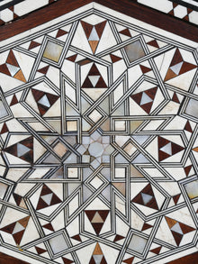 A Moorish Mother of Pearl Inlaid Occasional Table