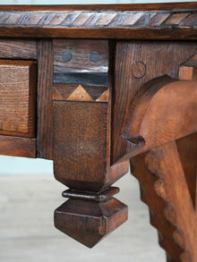 A Gothic Revival Desk in the manner of Charles Bevan
