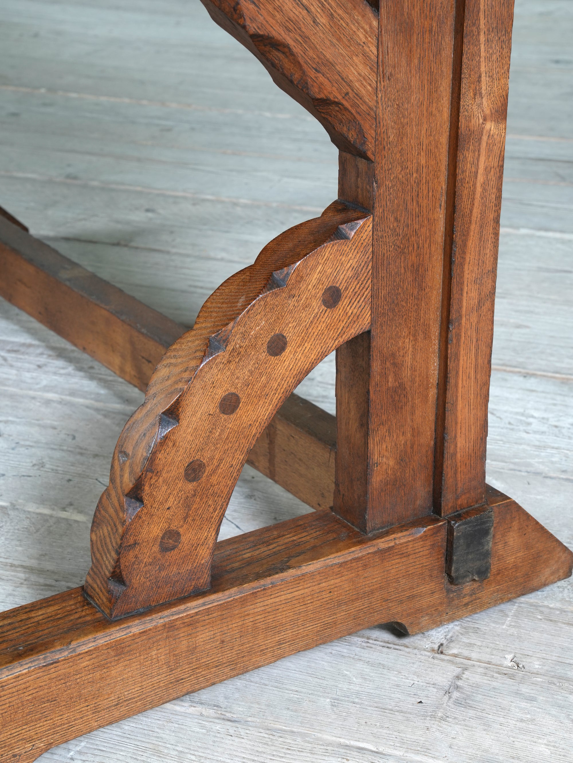 A Gothic Revival Desk in the manner of Charles Bevan