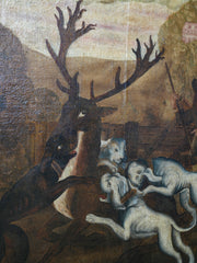 An 18th Century Painting of a Hunting Scene