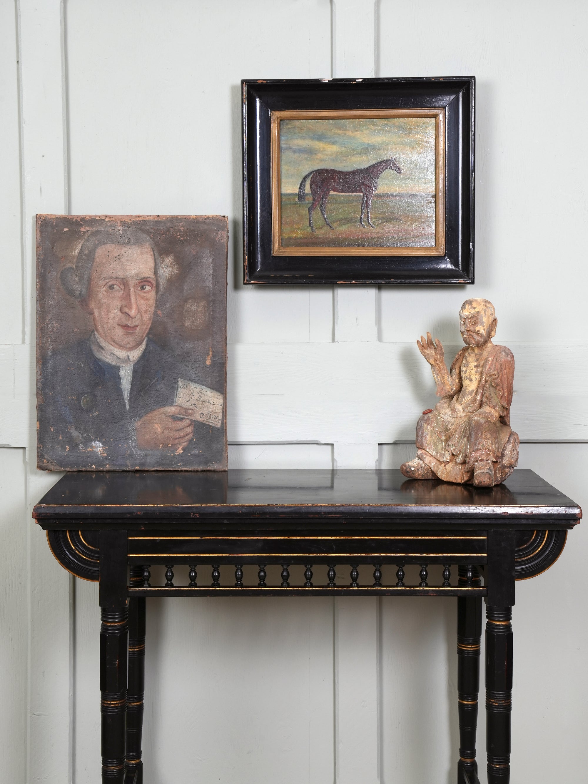 An 18th century Oil of a Bay Mare