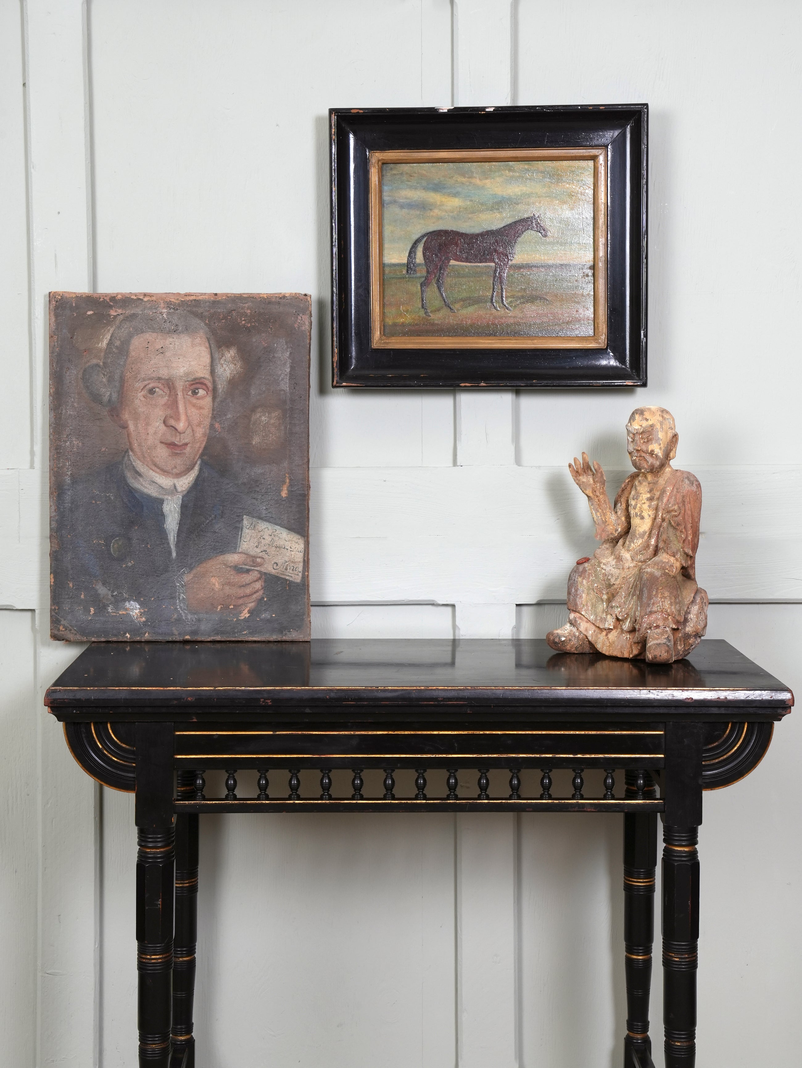 An 18th century Oil of a Bay Mare