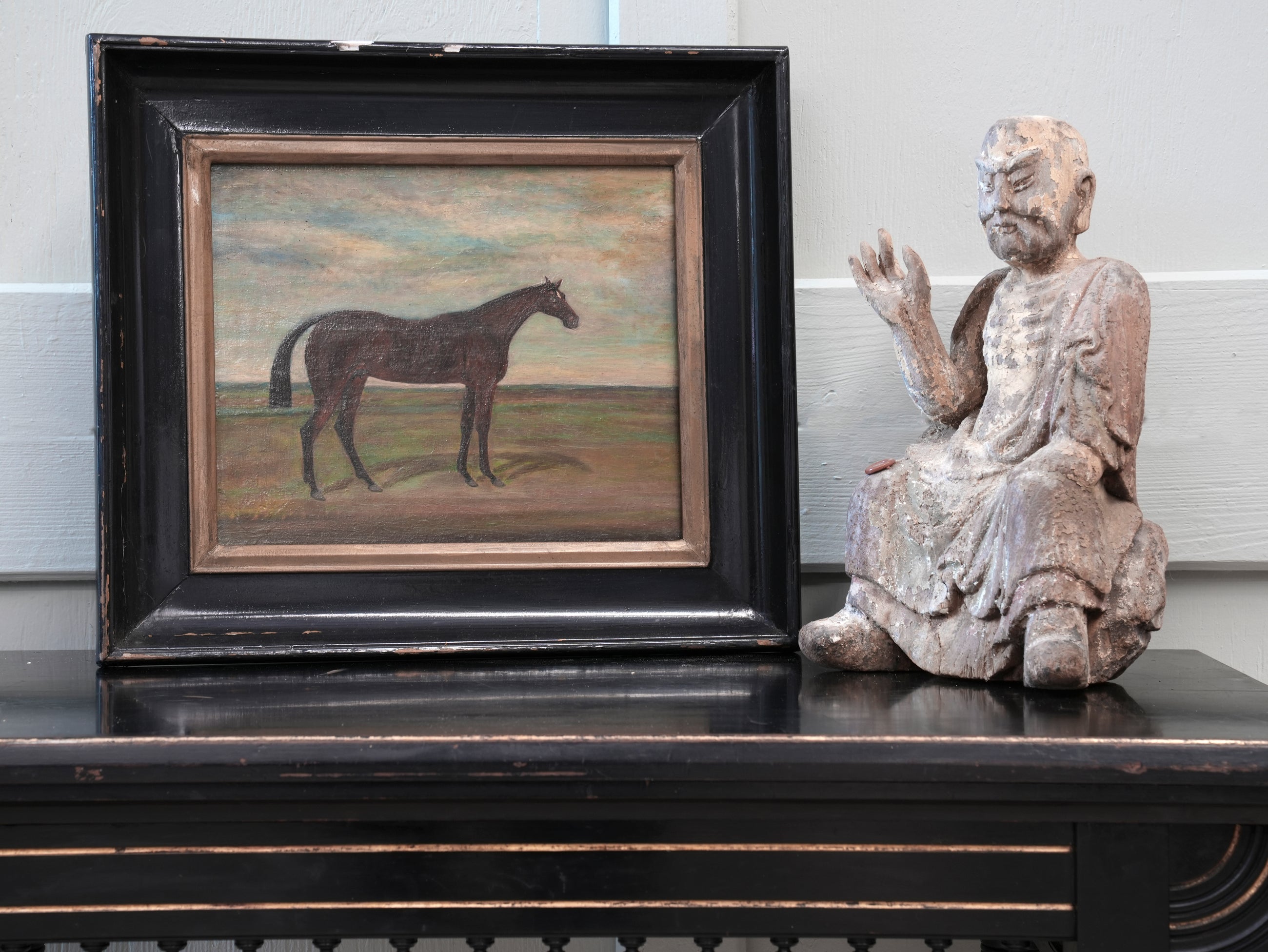 An 18th century Oil of a Bay Mare