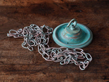 The Grace Opaline Glass Pendant Light in Verdigris