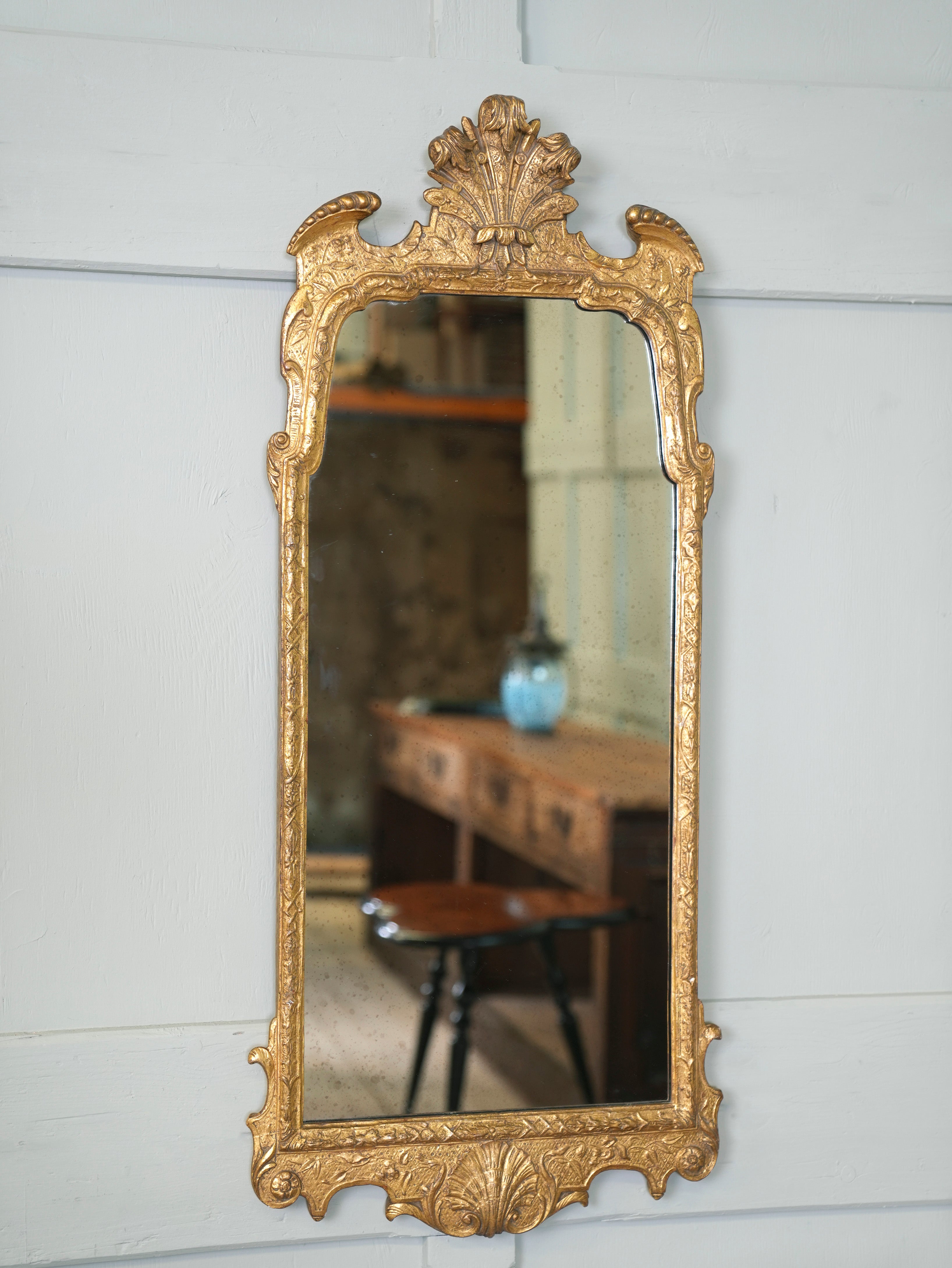 A George III Gilt Wood & Gesso Mirror