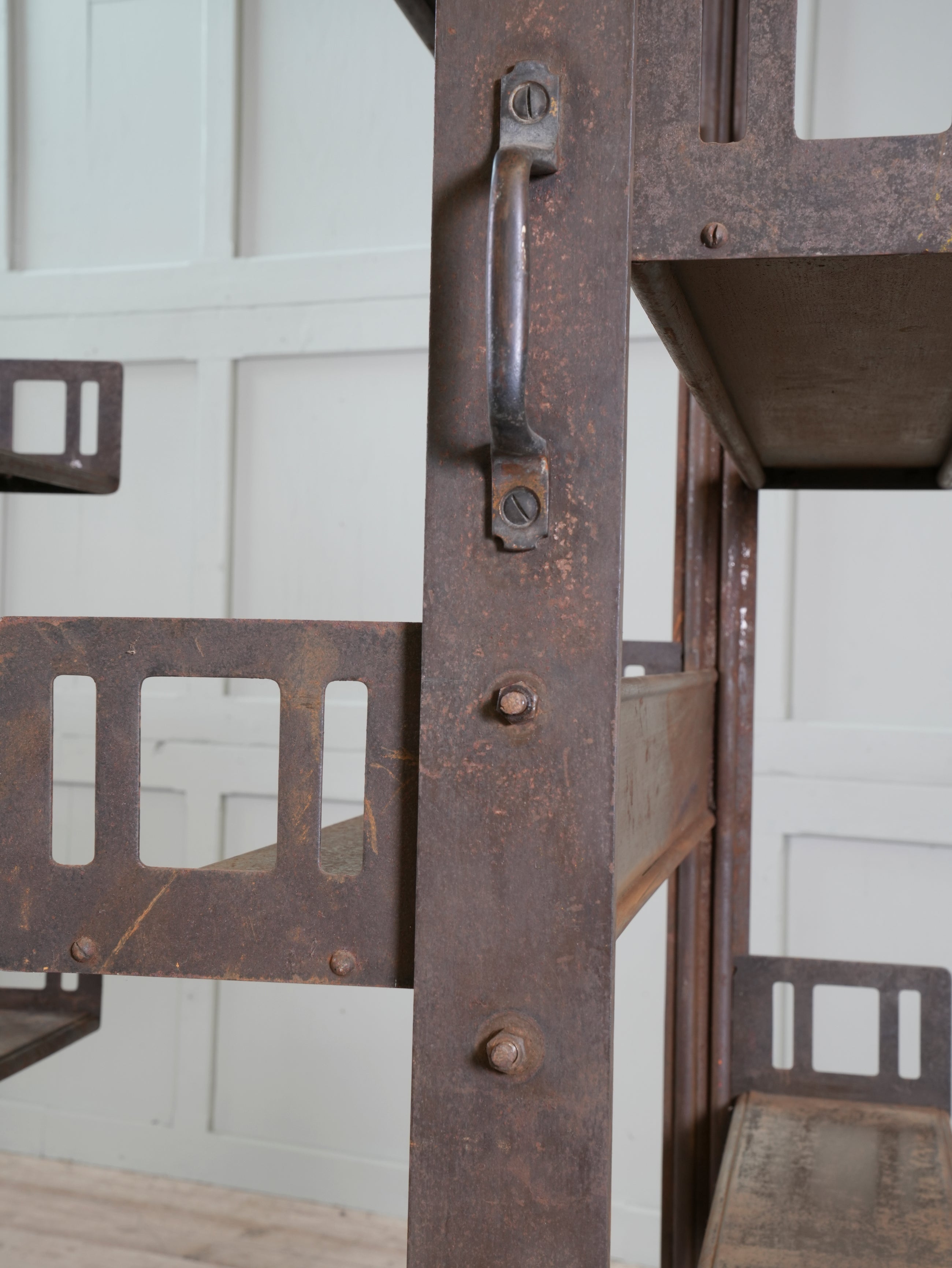 Four Steel James Gibbons Library Racking Systems