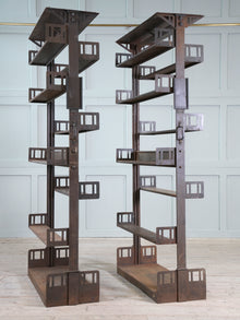 Four Steel James Gibbons Library Racking Systems