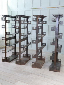 Four Steel James Gibbons Library Racking Systems